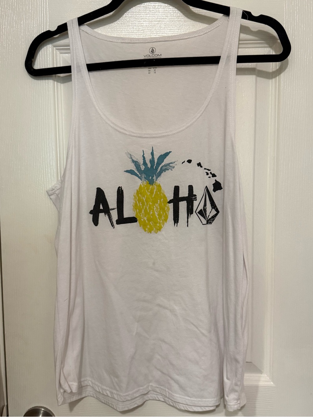 Volcom Aloha Pineapple Tank Top Medium